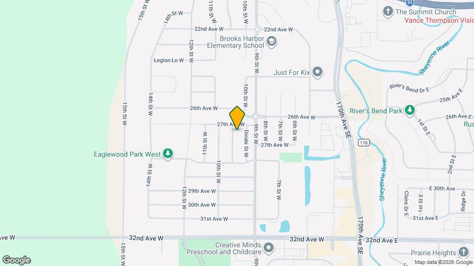 2715 Westwood St W Map and Location Details