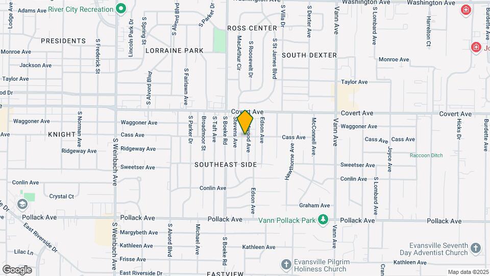 1701 Eastwood Ave Map and Location Details