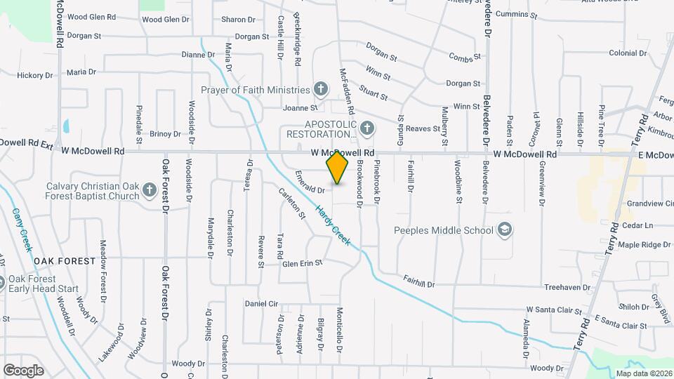 2704 Shannon St Map and Location Details