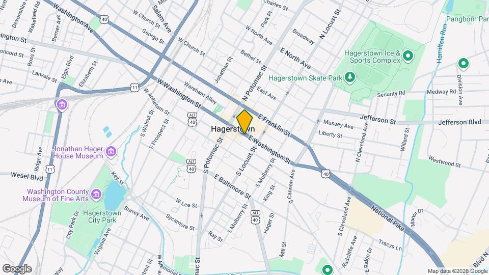 37 E Washington St, Unit Apt 2 Map and Location Details