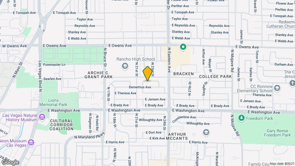 2208 E Melinda Ave Map and Location Details