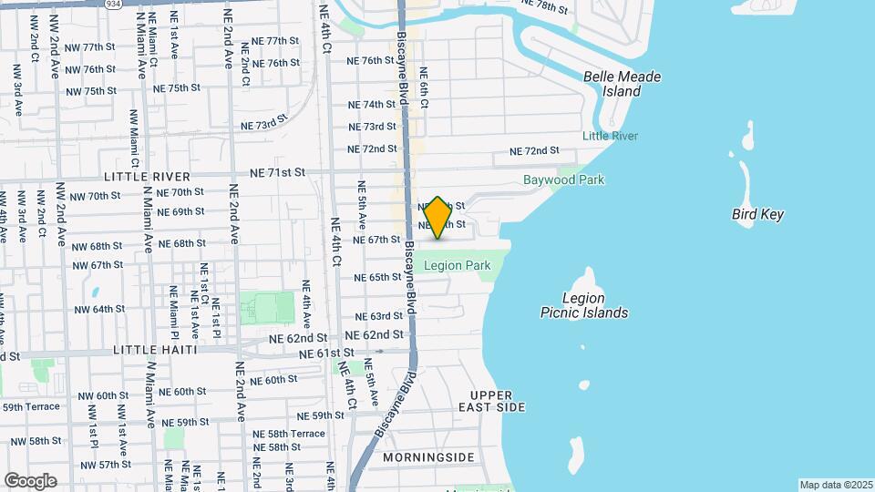 670 NE 67th St Map and Location Details