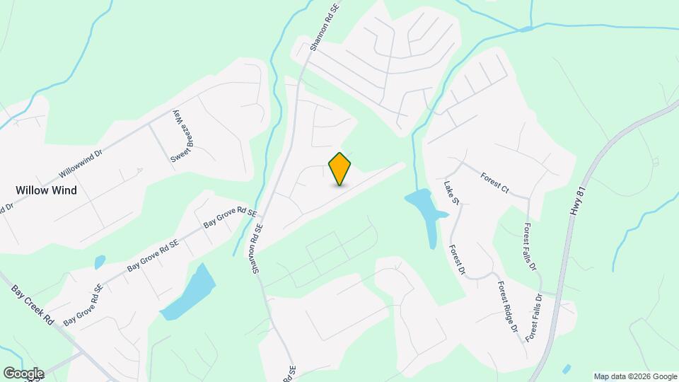 882 Creek Bottom Rd SW Map and Location Details