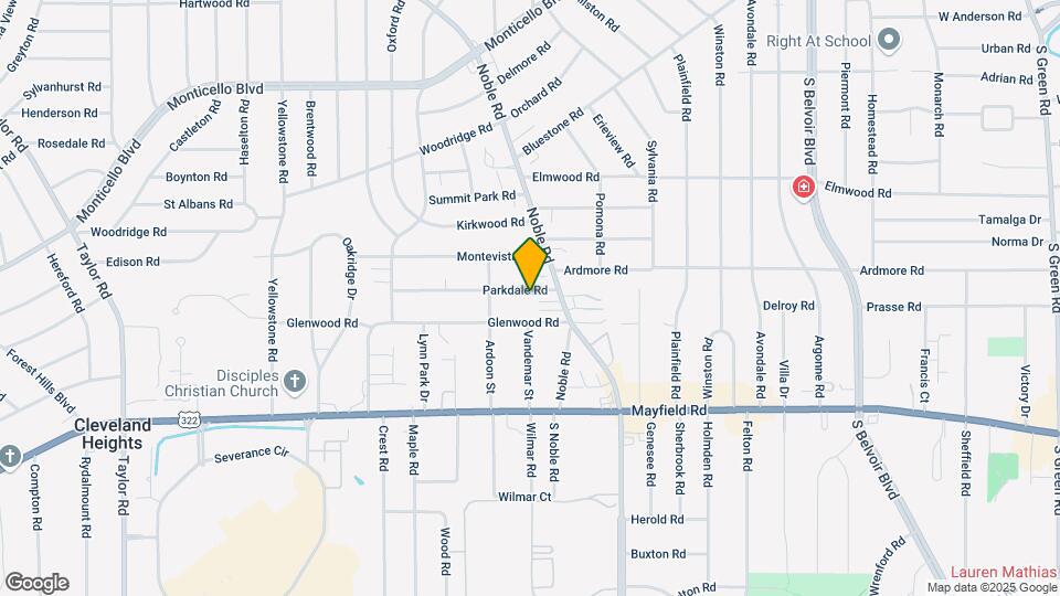 3896 Parkdale Rd Map and Location Details