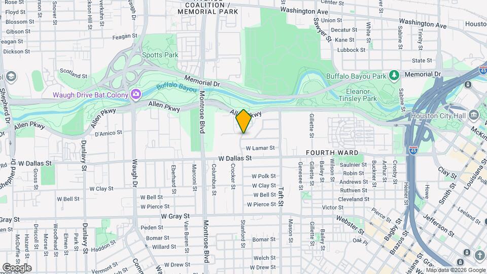 1976 W McKinney St Map and Location Details