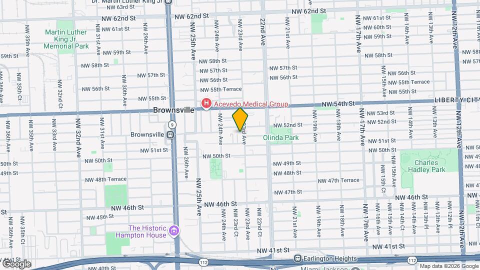 5158 NW 23rd Ave Map and Location Details