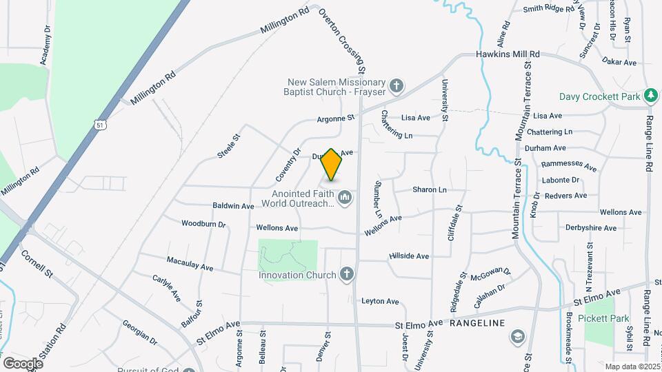 2050 Sharon Ln Map and Location Details