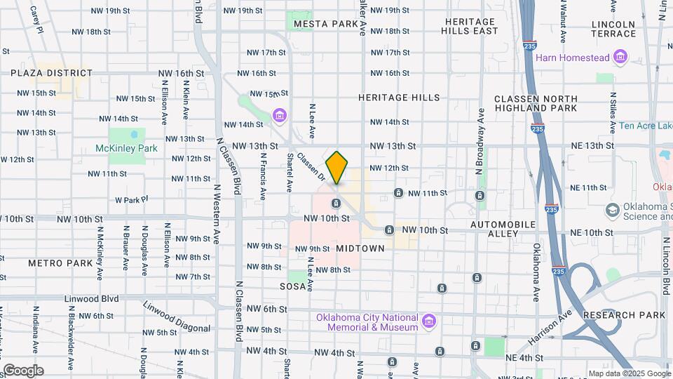 1201 N Dewey Ave Map and Location Details