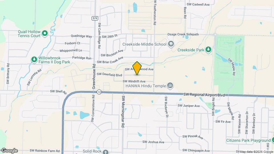 3103 SW Deerfield Blvd Map and Location Details