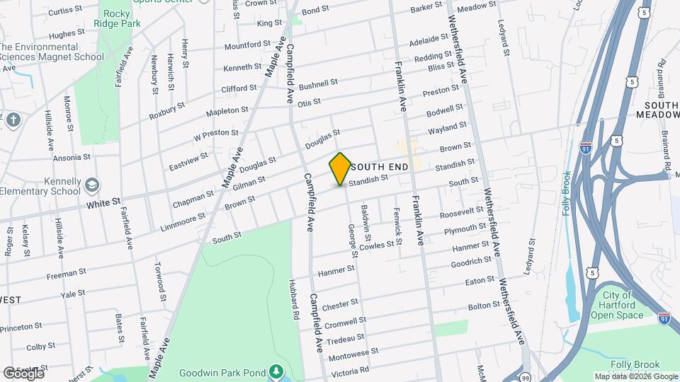 191 Standish St Map and Location Details