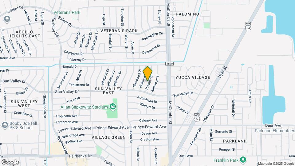 10321 Preston Dr Map and Location Details