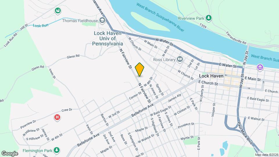 130 N Fairview St Map and Location Details