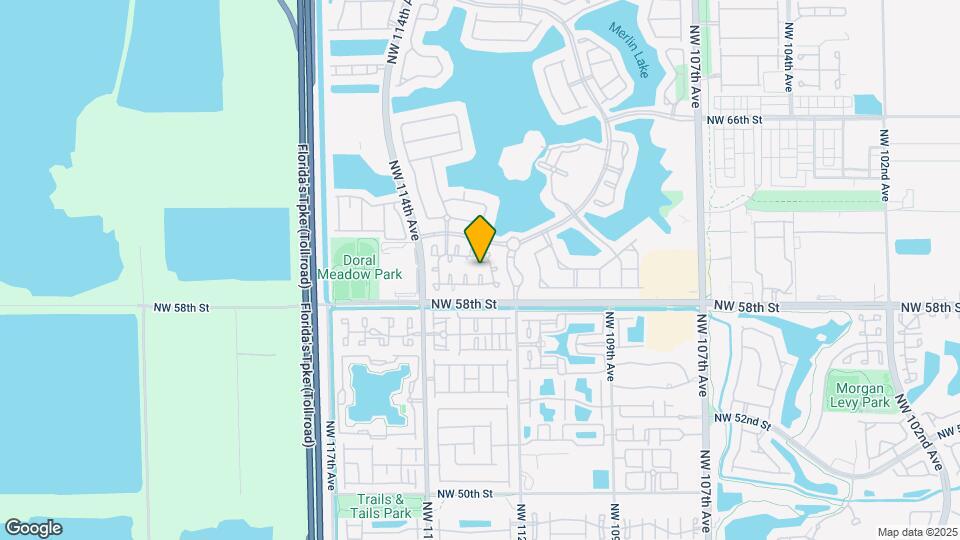 11247 NW 58th Terrace Map and Location Details