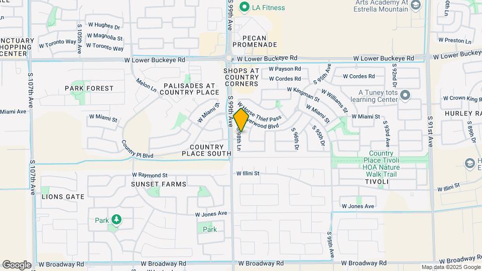 3361 S 98th Ln Map and Location Details