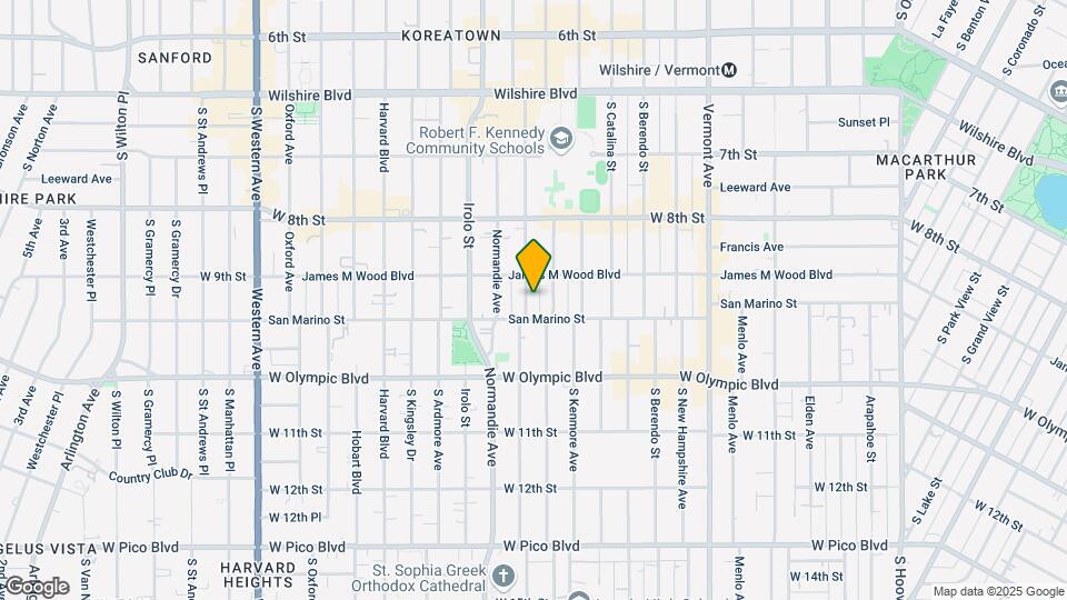 924 S Mariposa Ave Map and Location Details