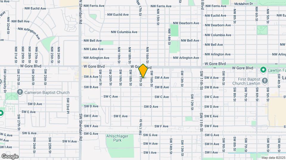 1614 SW C Ave Map and Location Details