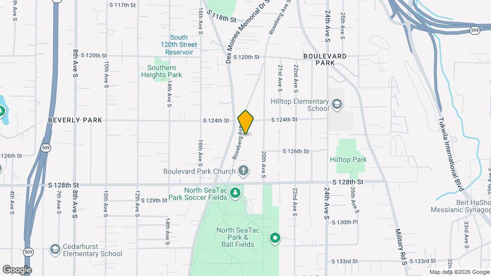 12438 Roseberg Ave S Map and Location Details