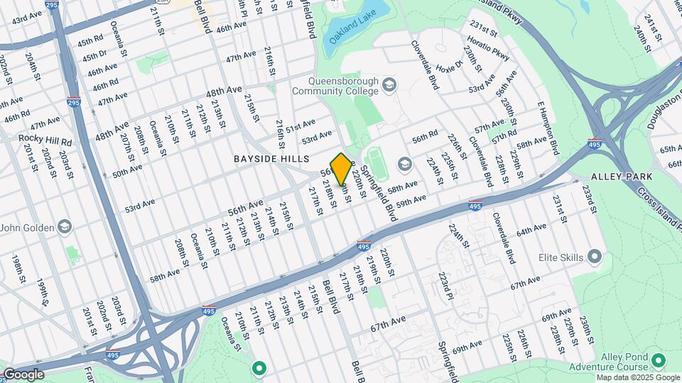 56-36 219th St Map and Location Details