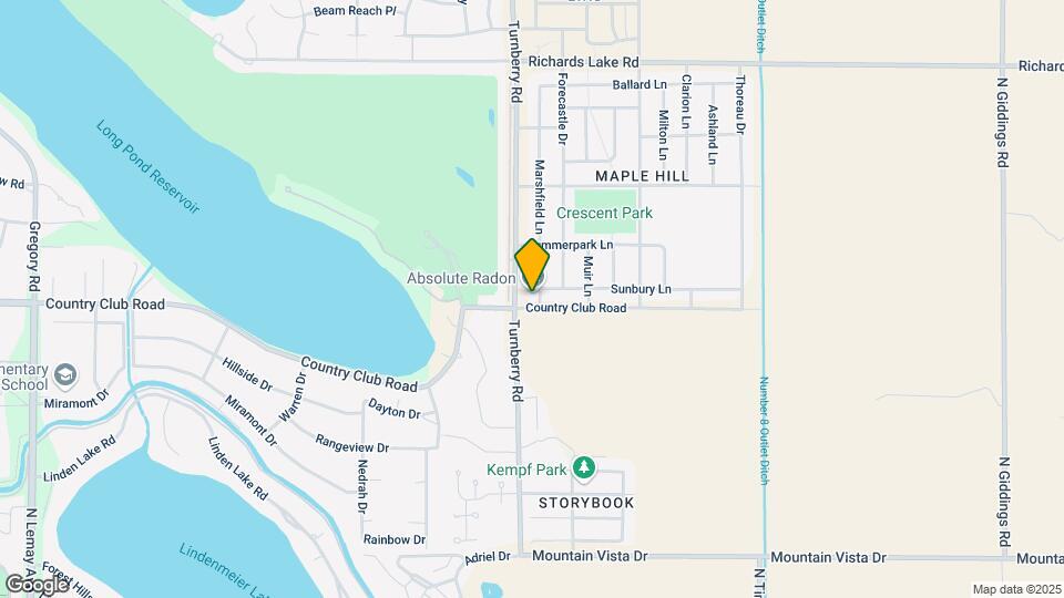 2203 Marshfield Ln Mapa y Detalles de la Ubicación