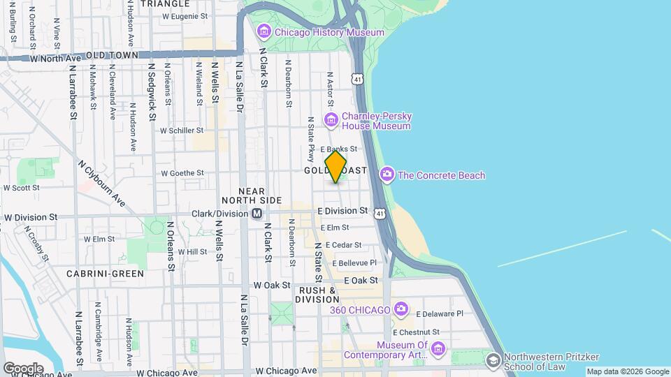 1236 N Astor St, Unit 301 Mapa y Detalles de la Ubicación