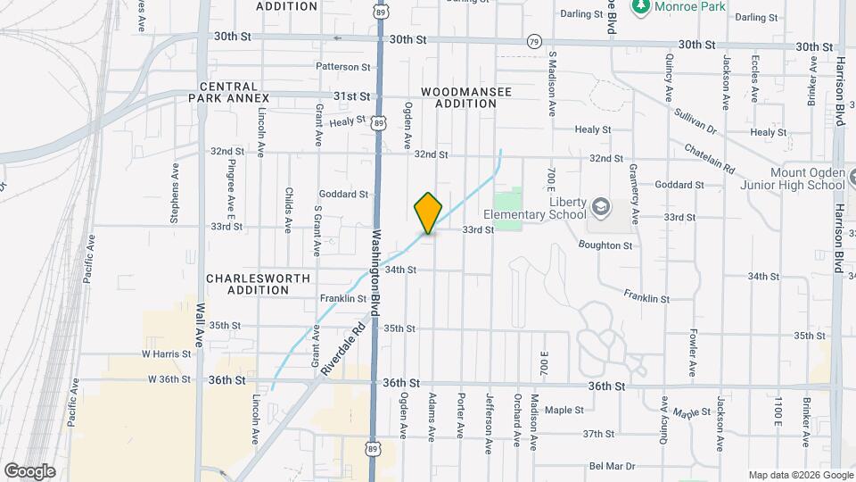 3317 Adams Ave Map and Location Details