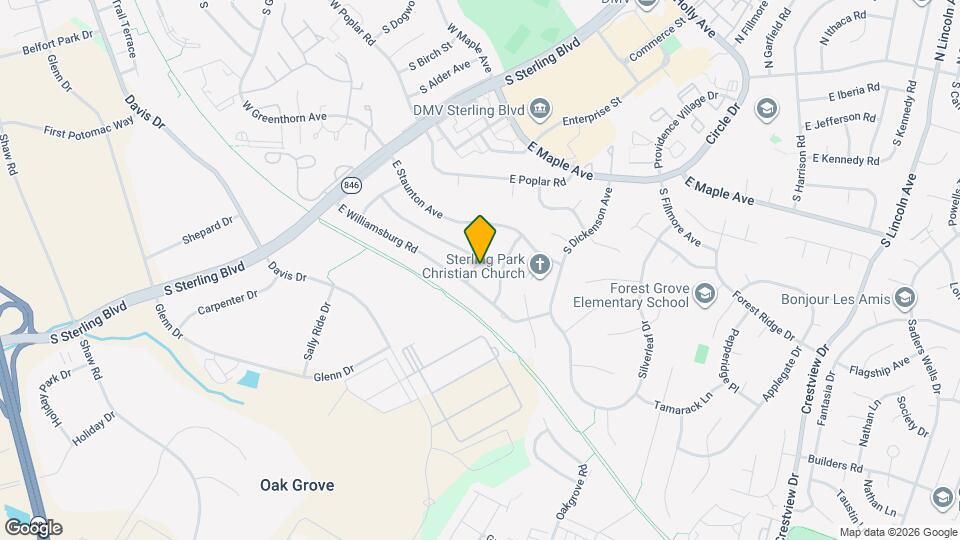 1102 S Buckingham Rd Map and Location Details