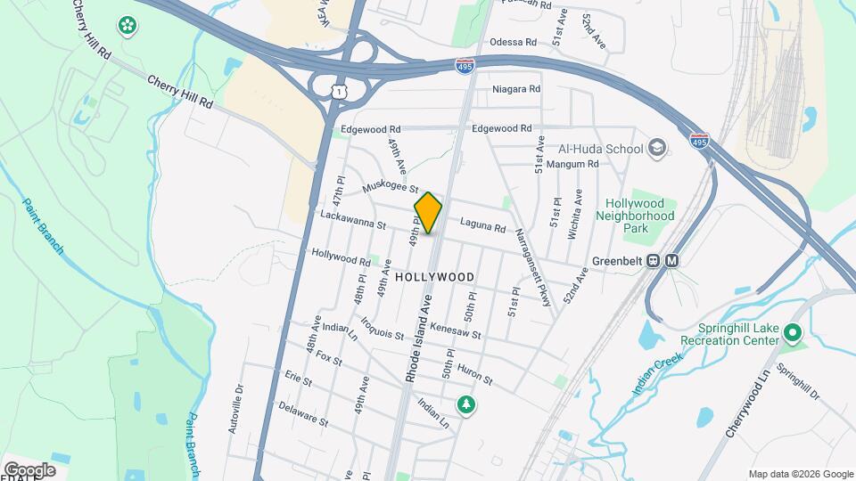 4913 Lackawanna St Map and Location Details