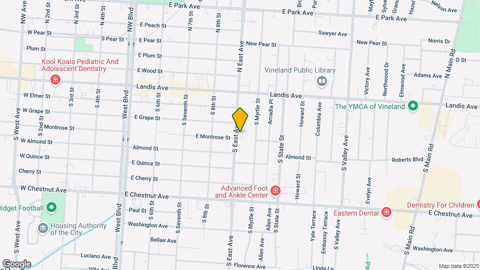 211 S East Ave Mapa y Detalles de la Ubicación