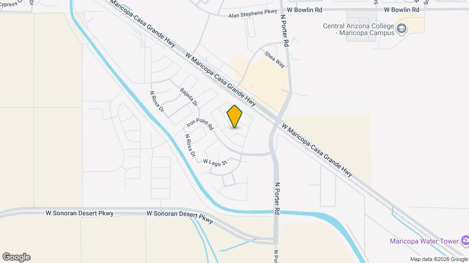 41852 W Allegra Dr Map and Location Details