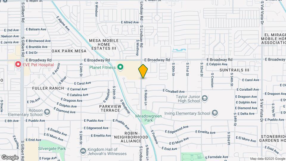 2807 E Capri Cir Map and Location Details