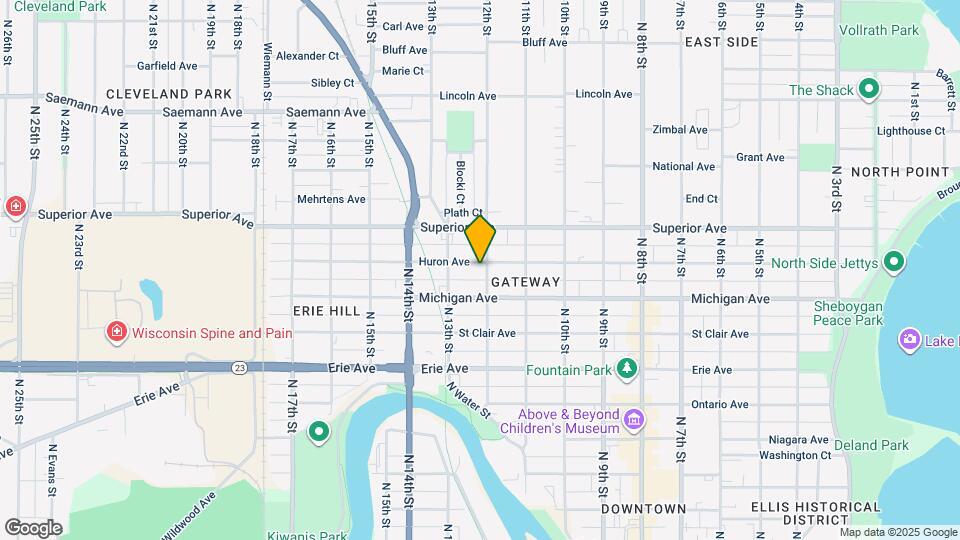 1330 N 12th St Map and Location Details