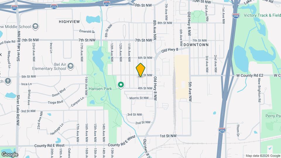 481 10th Ave NW Mapa y Detalles de la Ubicación