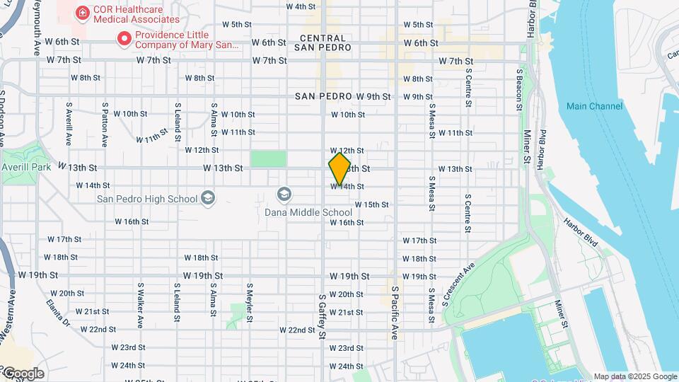 655 W 14th St Mapa y Detalles de la Ubicación