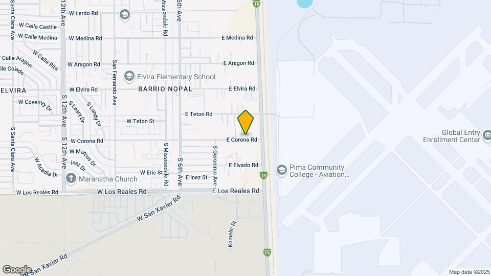 Las Palmas Mobile Home Park Mapa y Detalles de la Ubicación