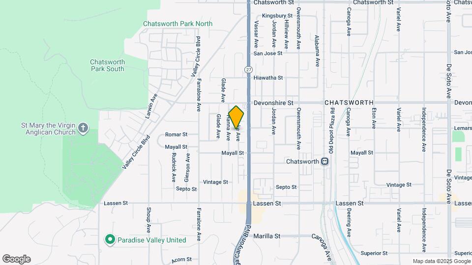 10205 Brooke Ave Map and Location Details