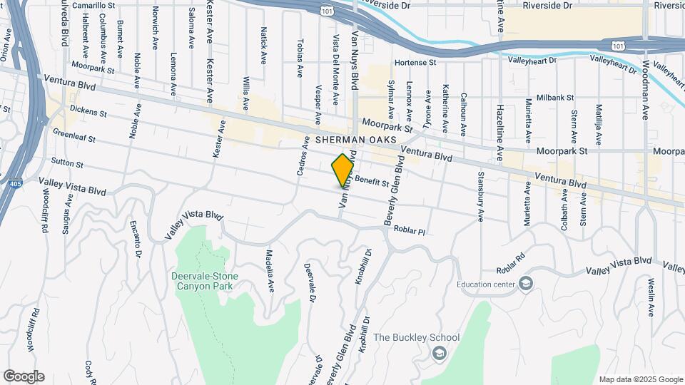 15241 Greenleaf St Map and Location Details