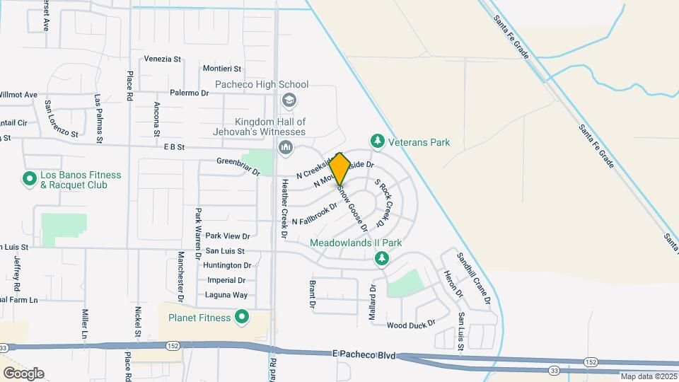 2395 N Rock Creek Dr Map and Location Details