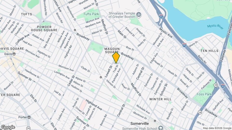 68 Trull St, Unit Apartment 1 Map and Location Details