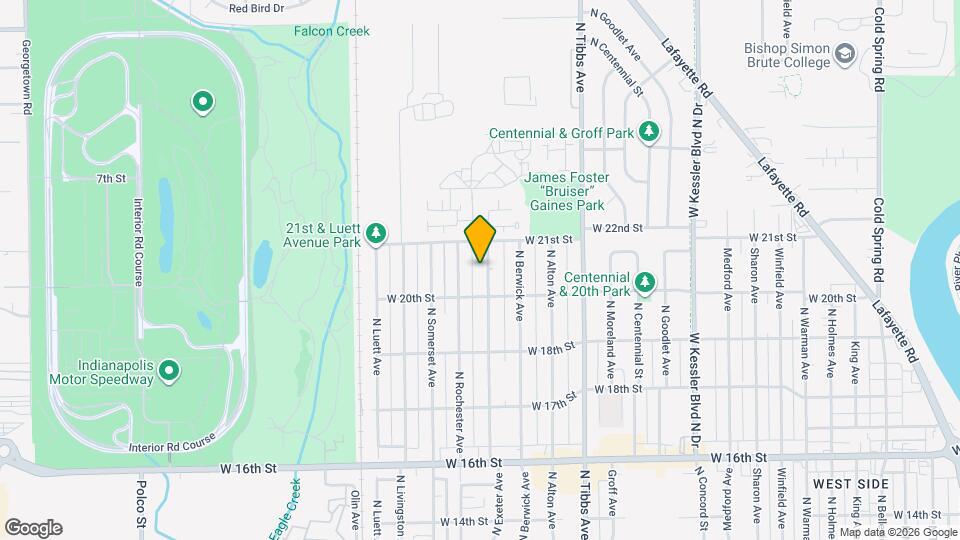 2014 N Exeter Ave Map and Location Details