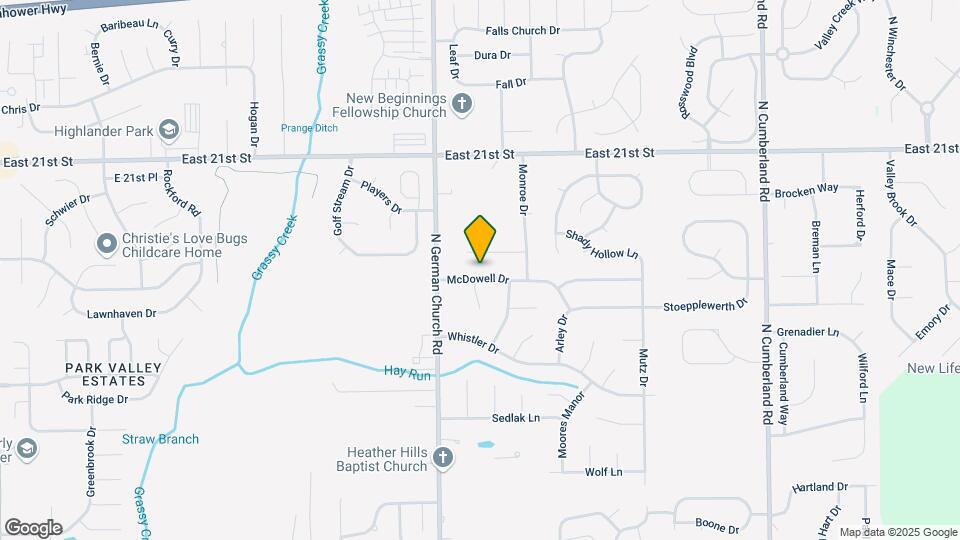 11048 McDowell Dr Map and Location Details