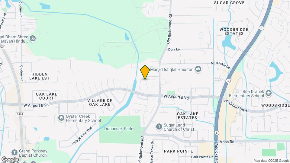 15707 Rosewood Hill Ct Map and Location Details