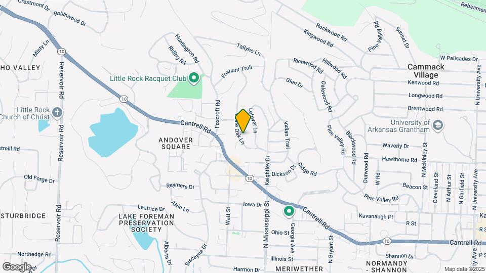 68 White Oak Ln Map and Location Details