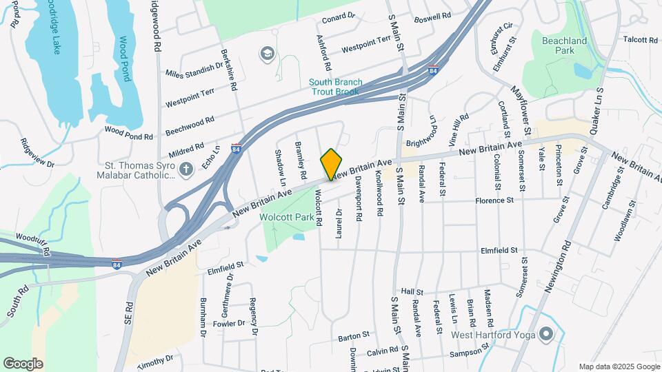 1293 New Britain Ave Map and Location Details