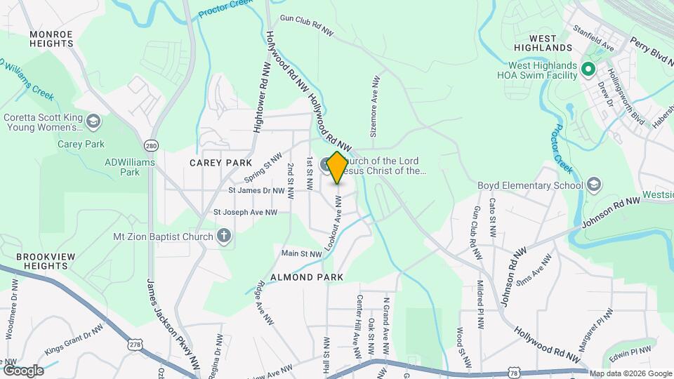 1138 Lookout Ave NW Mapa y Detalles de la Ubicación