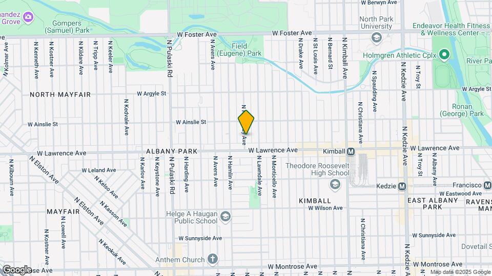 4808 N Ridgeway Ave Map and Location Details