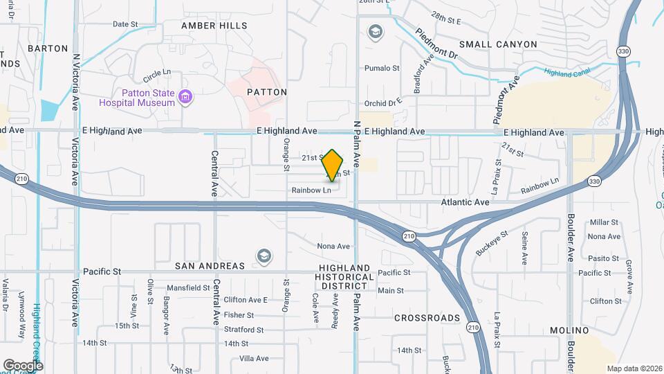 3532 Rainbow Ln Map and Location Details