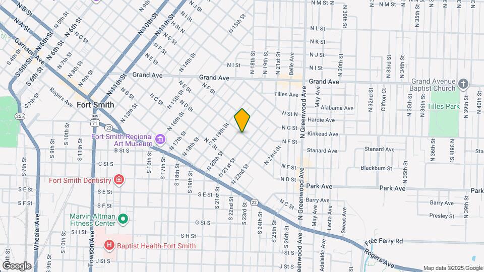 2014 N E St Map and Location Details