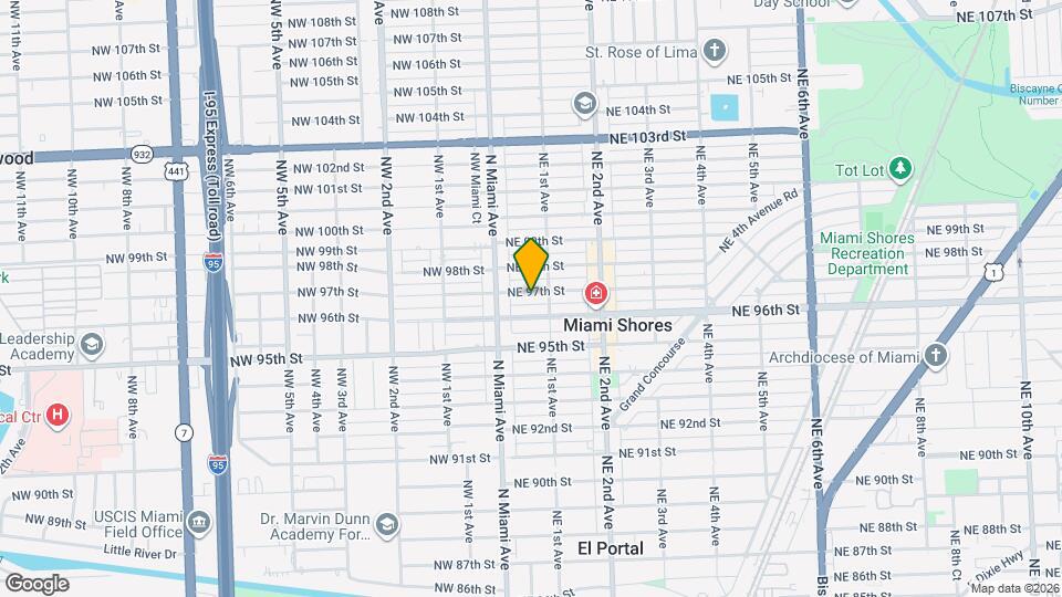 70 NE 97th St Map and Location Details