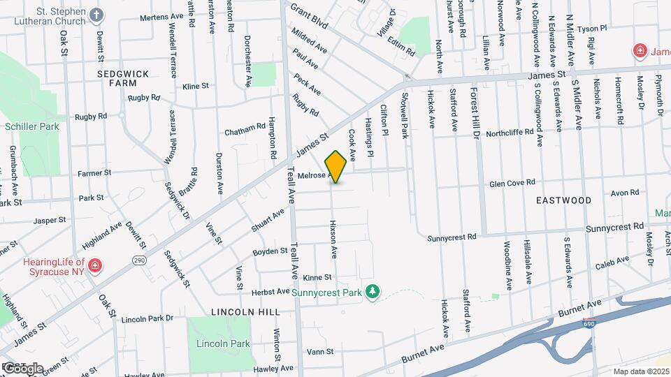 227 Hixson Ave Map and Location Details