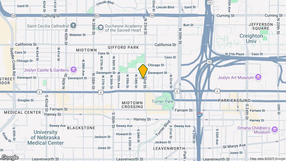 132 N 33rd St Map and Location Details